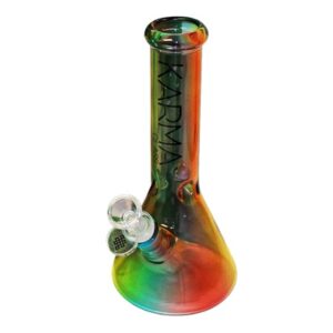 Glass Bong Karma Beaker 9" - Rasta