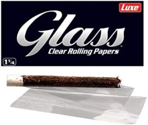 Glass Clear Rolling Papers 1-1/4 100% Natural