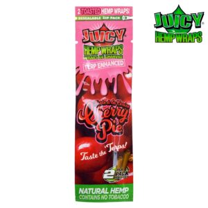 Juicy Jay Terp-Infused Hemp Wrap Cherry Pie 2 Pack
