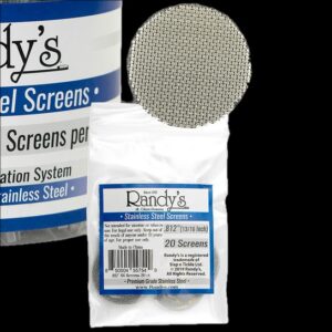 Randy's Stainless Steel 0.812" Screens 20 Pack