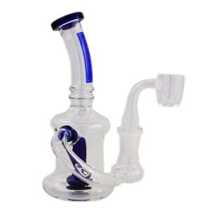Borosci Glass Rig 6" Circ Recycler - Blue