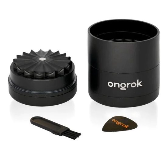 Ongrok 5 Piece Flower Tooth Grinder - Black